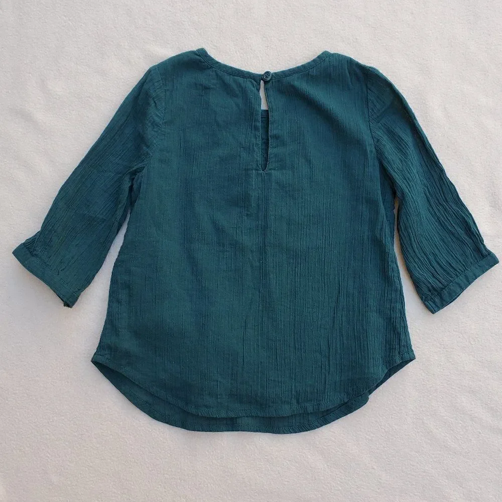 Old Navy green 3/4 sleeve shirt